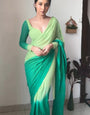 Dulcet 1-Minute Ready To Wear Rama Georgette Saree
