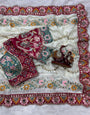 Precious Beige Rangoli Silk Sequence Embroidery Work Saree With Stitched Blouse