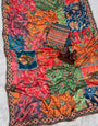 Trendy Multicolor Chinon Silk Printed Mirror Work Saree