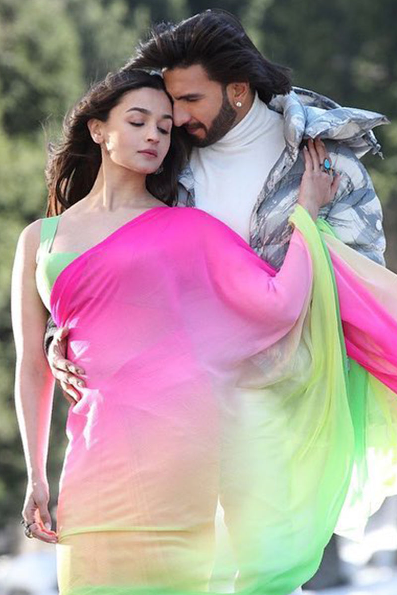 Exceptional 1-Minute Ready To Wear Multi Color Georgette Saree