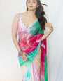 Most Prodigal 1-Minute Ready To Wear Multi Color Georgette Saree