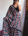 Ravishing 1-Minute Ready To Wear Multicolor Cotton Saree