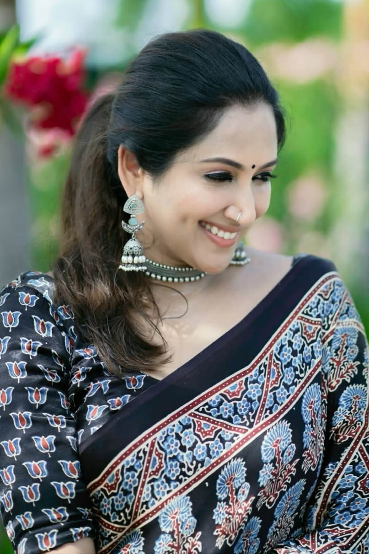 Exquisite Black 1 Minute Ready To Wear Digital Printed Crape Silk Saree