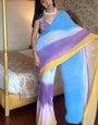 Glamorous 1-Minute Ready To Wear Multi Color Georgette Saree