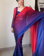 Arresting 1-Minute Ready To Wear Multi Color Georgette Saree
