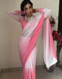 Engrossing 1-Minute Ready To Wear Multi Color Georgette Saree